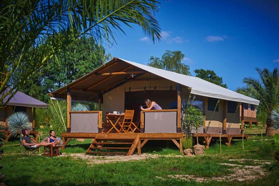 mimizan lac camping
